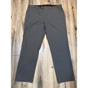 Lauren Ralph Lauren Mens Gray Dress Pants 42W X 32L Polyester Blend Professional